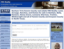 Tablet Screenshot of fmirealty.com